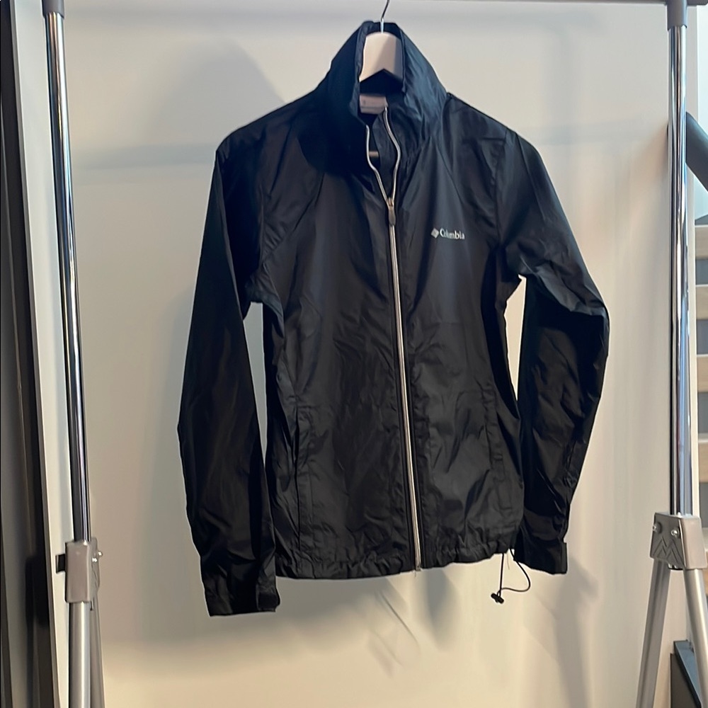 Columbia Black Windbreaker Jacket